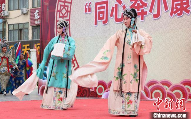 甘肅重啟基層公益性惠民演出涵蓋歌舞、秦腔等多種藝術